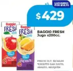 Supermayorista Vital Baggio fresh jugo oferta