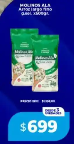 Supermayorista Vital Molinos ala arroz largo fino g.sel. oferta