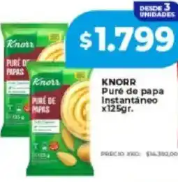 Supermayorista Vital Knorr puré de papa instantáneo oferta