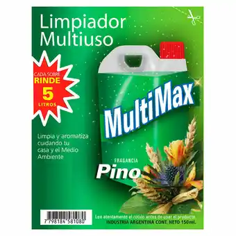 Walmart Limpiador Multiuso Multimax Pino 150ml oferta