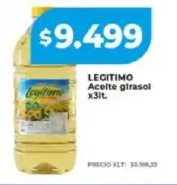 Supermayorista Vital Legitimo aceite girasol oferta