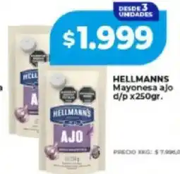 Supermayorista Vital Hellmann's mayonesa ajo d/p oferta
