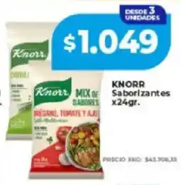 Supermayorista Vital Knorr saborizantes oferta