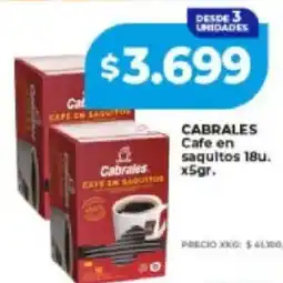 Supermayorista Vital Cabrales cafe en cabrales saquitos oferta