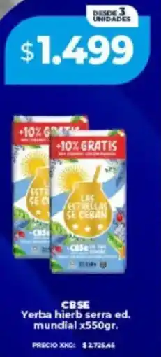 Supermayorista Vital Cbsé yerba hierb serra ed. mundial oferta