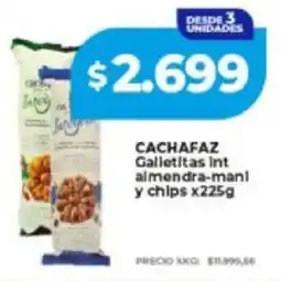 Supermayorista Vital Cachafaz galletitas int almendra-mani y chips oferta