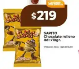 Supermayorista Vital Sapito chocolate relleno ddl oferta