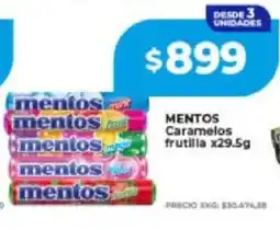 Supermayorista Vital Mentos caramelos frutilla oferta