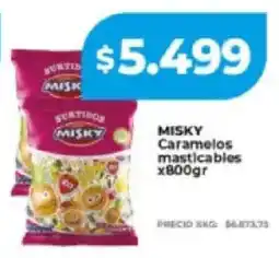 Supermayorista Vital Misky caramelos masticables oferta