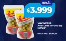 Supermayorista Vital Yovinessa aceitunas verdes d/p oferta