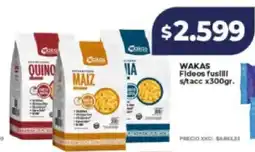Supermayorista Vital Wakas fideos fusill s/tacc oferta