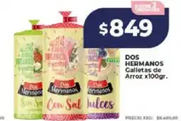 Supermayorista Vital Dos hermanos galletas de arroz oferta