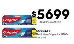 Diarco Colgate - dentífrico original x 180 gr. cód:25336 oferta