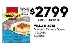 Diarco Villa d'agri - panzottis ricotta y queso x 520 gr. cód:28310 oferta