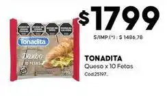 Diarco Tonadita - queso x 10 fetas oferta