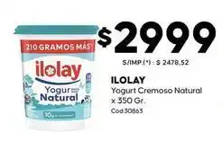 Diarco Ilolay - yogurt cremoso natural x 350 gr. cod:30863 oferta