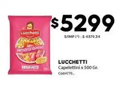 Diarco Lucchetti - capelettini x 500 gr oferta