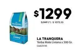 Diarco La tranquera - yerba mate liviana x 500 gr. cód:23145 oferta