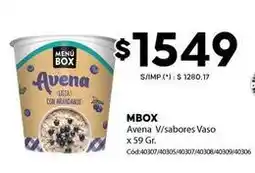 Diarco Avena v/sabores vaso x 59 gr oferta