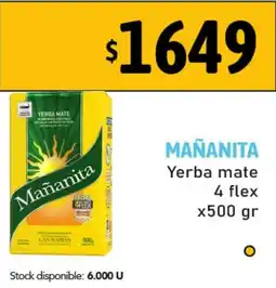 Nini Mayorista Mañanita yerba mate 4 flex oferta