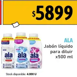 Nini Mayorista Ala jabón líquido para diluir oferta