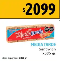 Nini Mayorista Mediatarde sandwich oferta