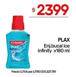 Nini Mayorista Colgate plax enj.bucal ice infinity oferta