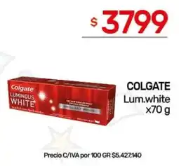 Nini Mayorista Colgate Lum. white oferta
