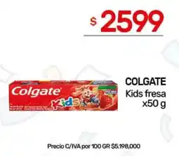Nini Mayorista Colgate kids fresa oferta