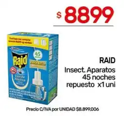 Nini Mayorista Raid insect. aparatos repuesto oferta