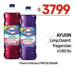 Nini Mayorista Ayudin limpiador desinfectante fragancias oferta