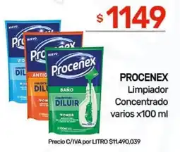 Nini Mayorista Procenex limpiador concentrado oferta