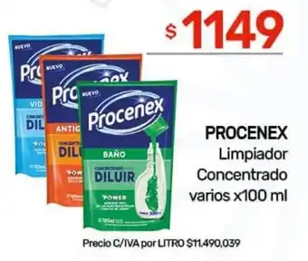 Nini Mayorista Procenex limpiador concentrado oferta