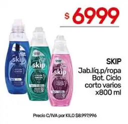 Nini Mayorista Skip jab.líq.p/ropa bot. ciclo corto varios oferta