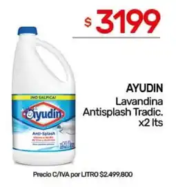 Nini Mayorista Ayudín lavandina antisplash tradic. oferta