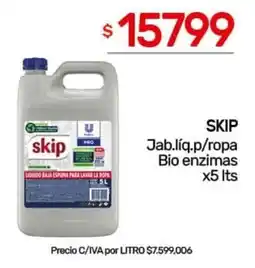 Nini Mayorista Skip jab.líq.p/ropa bio enzimas oferta