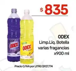 Nini Mayorista Odex limp.liqu. botella varias fragancias oferta