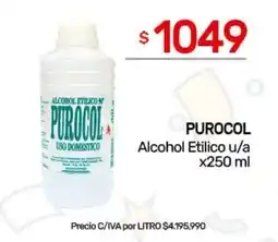 Nini Mayorista Purocol alcohol etilico u/a oferta