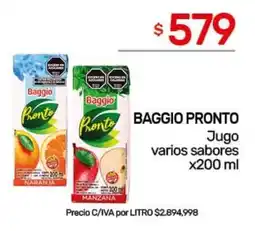 Nini Mayorista Baggio Baggio pronto jugo varios sabores oferta