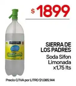 Nini Mayorista Sierra de los padres soda sifon limonada oferta