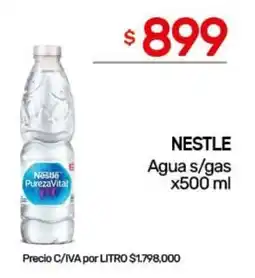 Nini Mayorista Nestle agua s/gas oferta