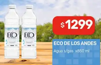 Nini Mayorista Eco de los andes agua s/gas oferta