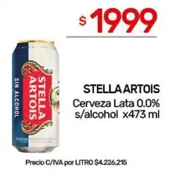 Nini Mayorista Stella artois cerveza lata 0.0% oferta