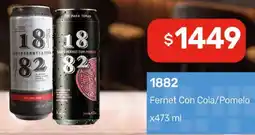 Nini Mayorista 1882 fernet con cola/pomelo oferta