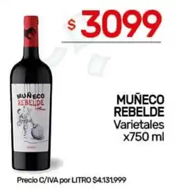 Nini Mayorista Muñeco rebelde oferta