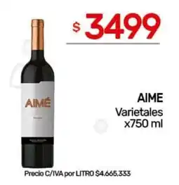 Nini Mayorista Aime varietales oferta