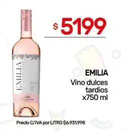 Nini Mayorista Emilia vino dulces tardios oferta