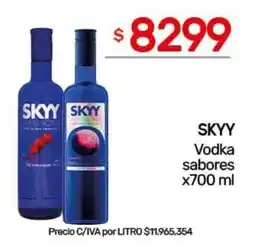 Nini Mayorista Skyy vodka sabores oferta