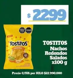 Nini Mayorista Tostitos Nachos Redondos Salados oferta