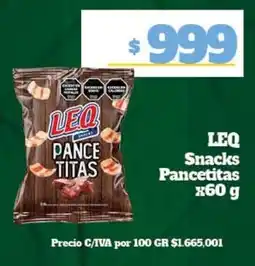 Nini Mayorista Leq snacks pancetitas oferta
